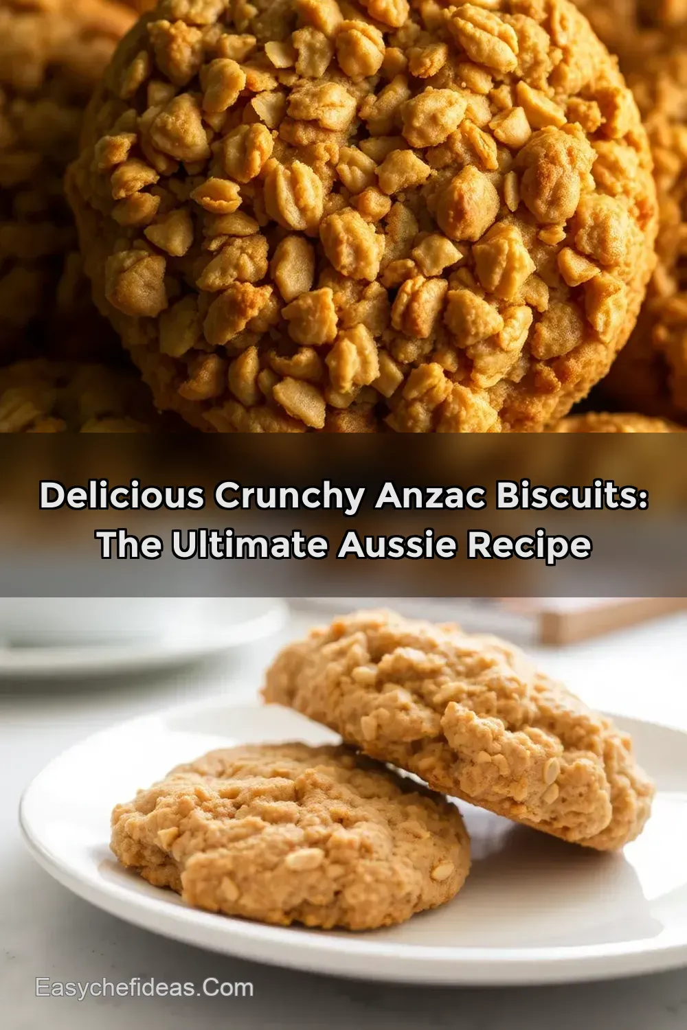 Classic ANZAC Biscuits Recipe A Simple & Crunchy Delight