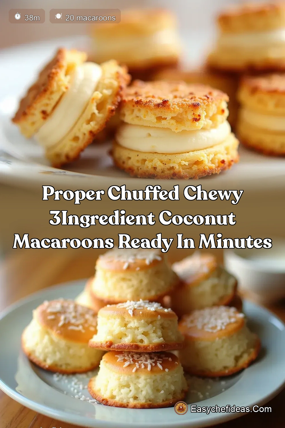 Foolproof 3Ingredient Coconut Macaroons Recipe - Easy Chef…