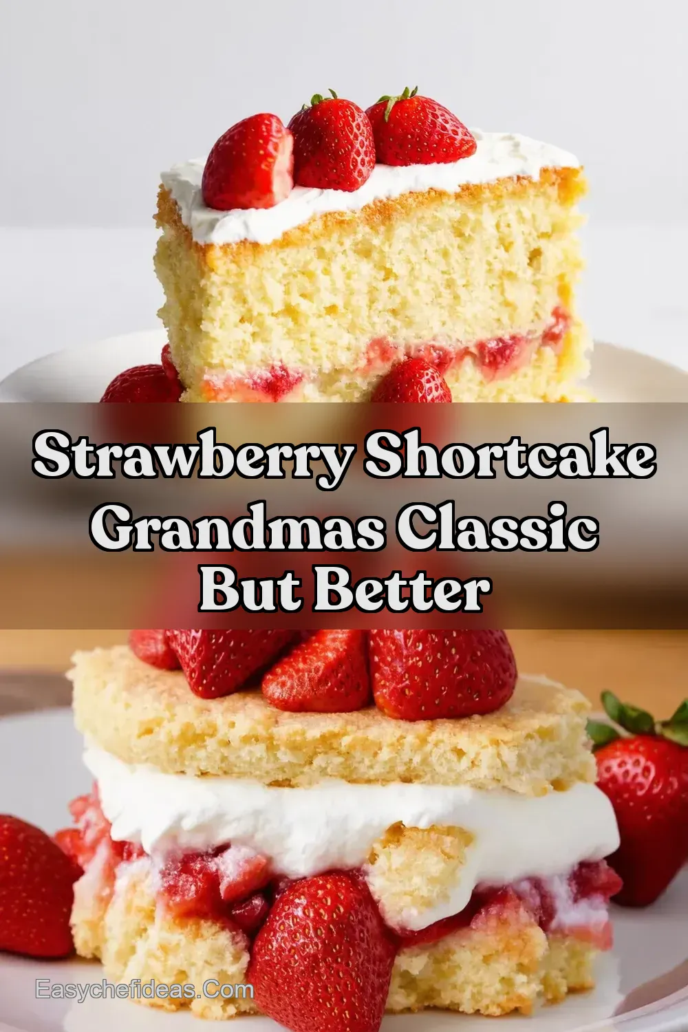 Classic Strawberry Shortcake Taste Summers Sweetness