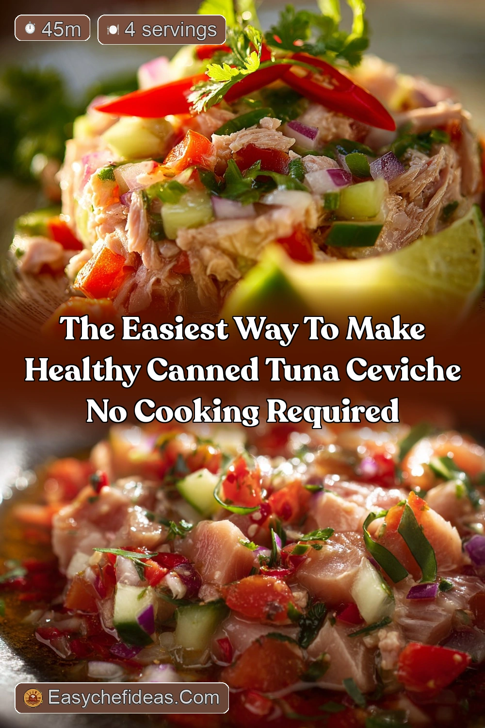 Speedy Canned Tuna Ceviche A Healthy 15Minute NoCook Recipe