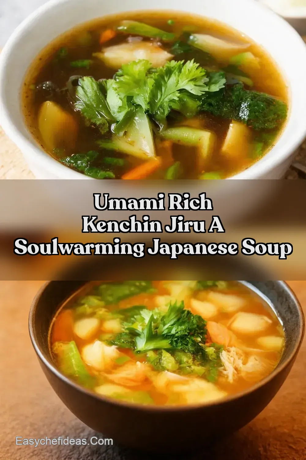 Kenchin Jiru Hearty Healthy Japanese Vegetable Soup - Easy…