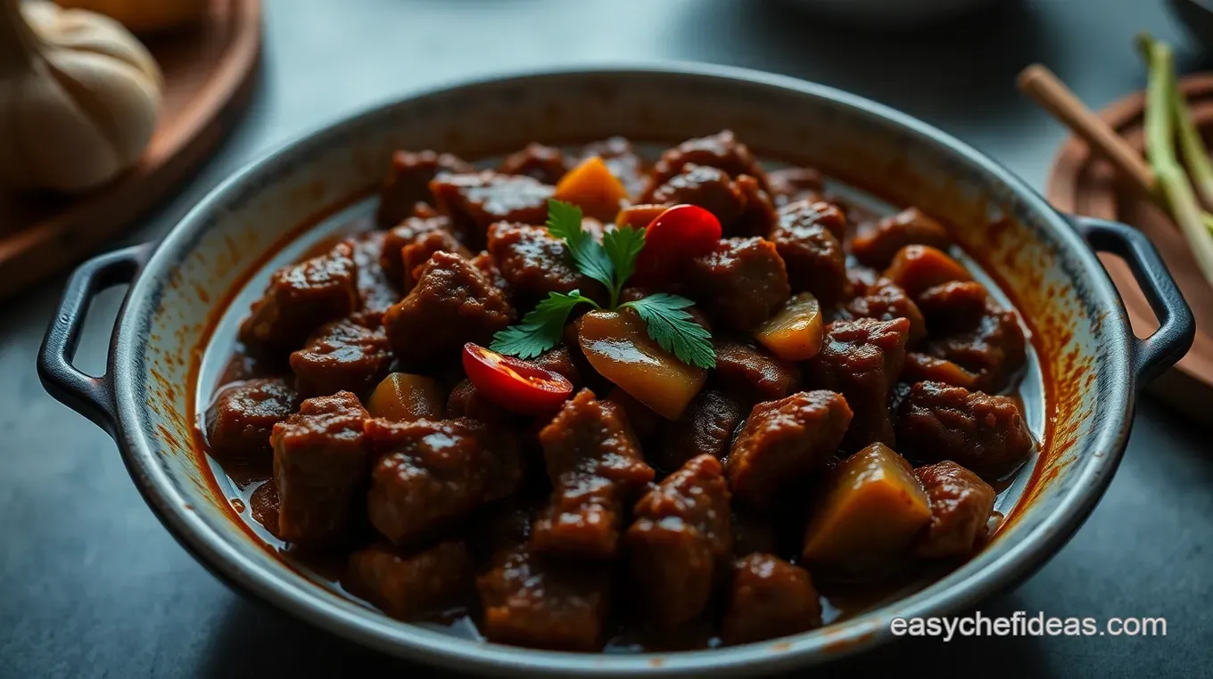 Classic Malaysian Rendang Beef: My Go-To Recipe for Flavorful Comfort Classic Malaysian Rendang Beef: A Spicy Aromatic Stew