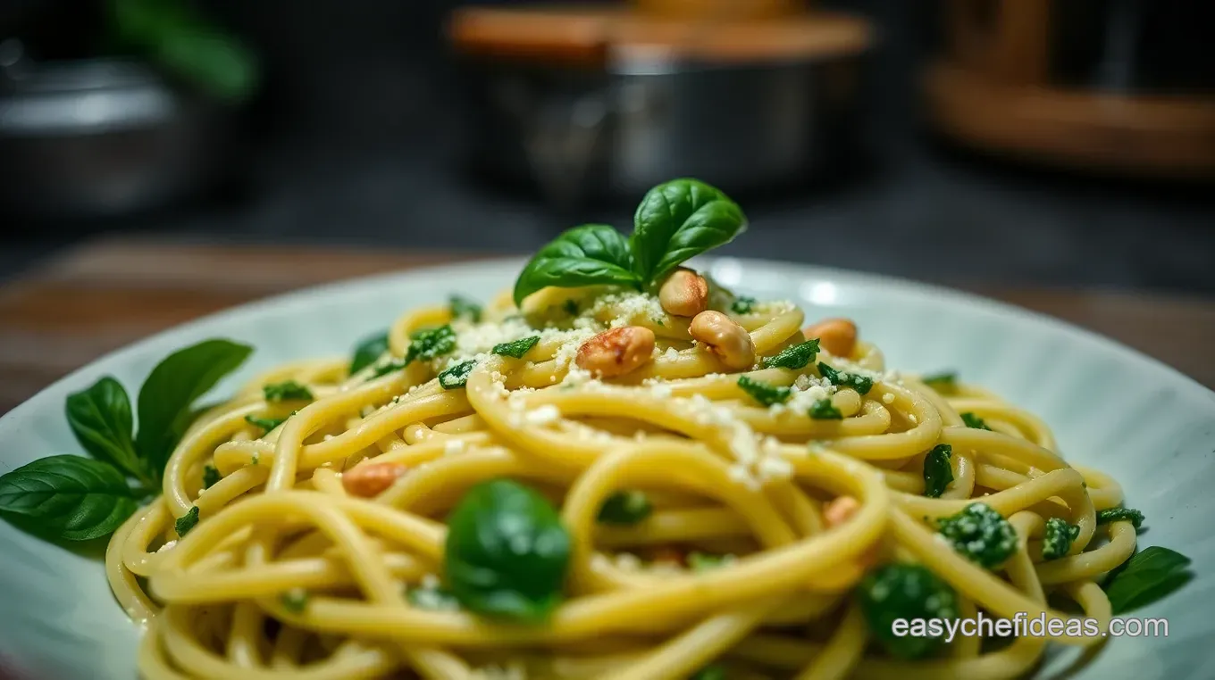 Creamy Pesto Pasta Delight