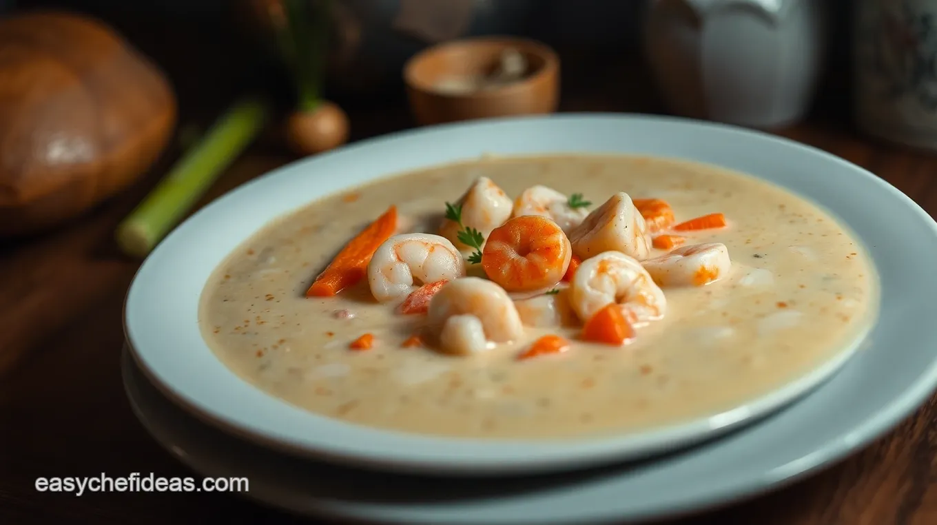 Decadent Shrimp and Crab Bisque