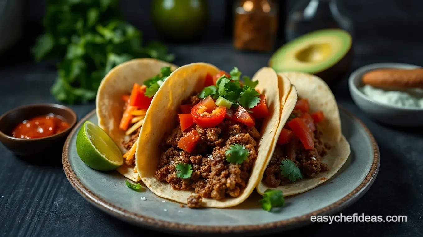 Delightful Mexican Fiesta Menu: Create Your Taco Trio Platter Fiesta Flavors: Taco Trio Platter