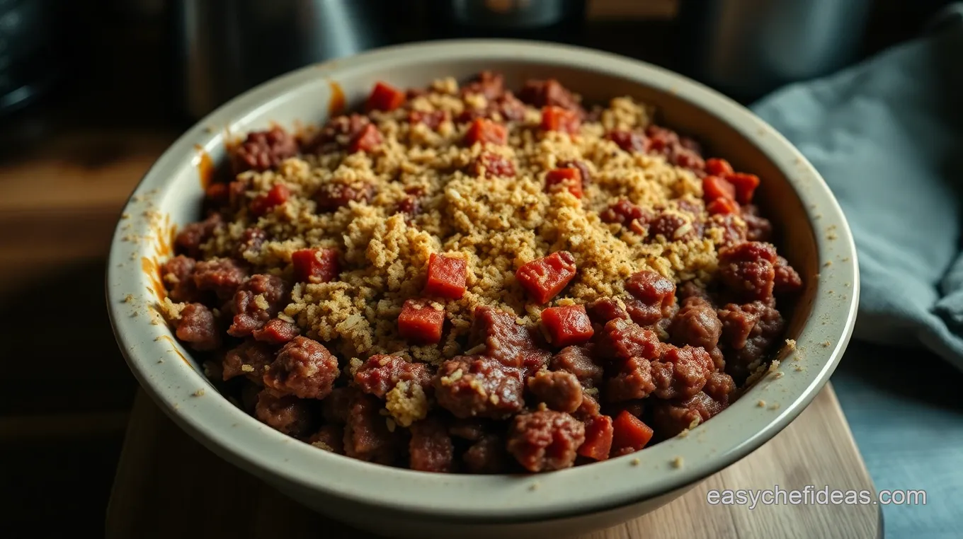 Hearty Meatloaf Casserole