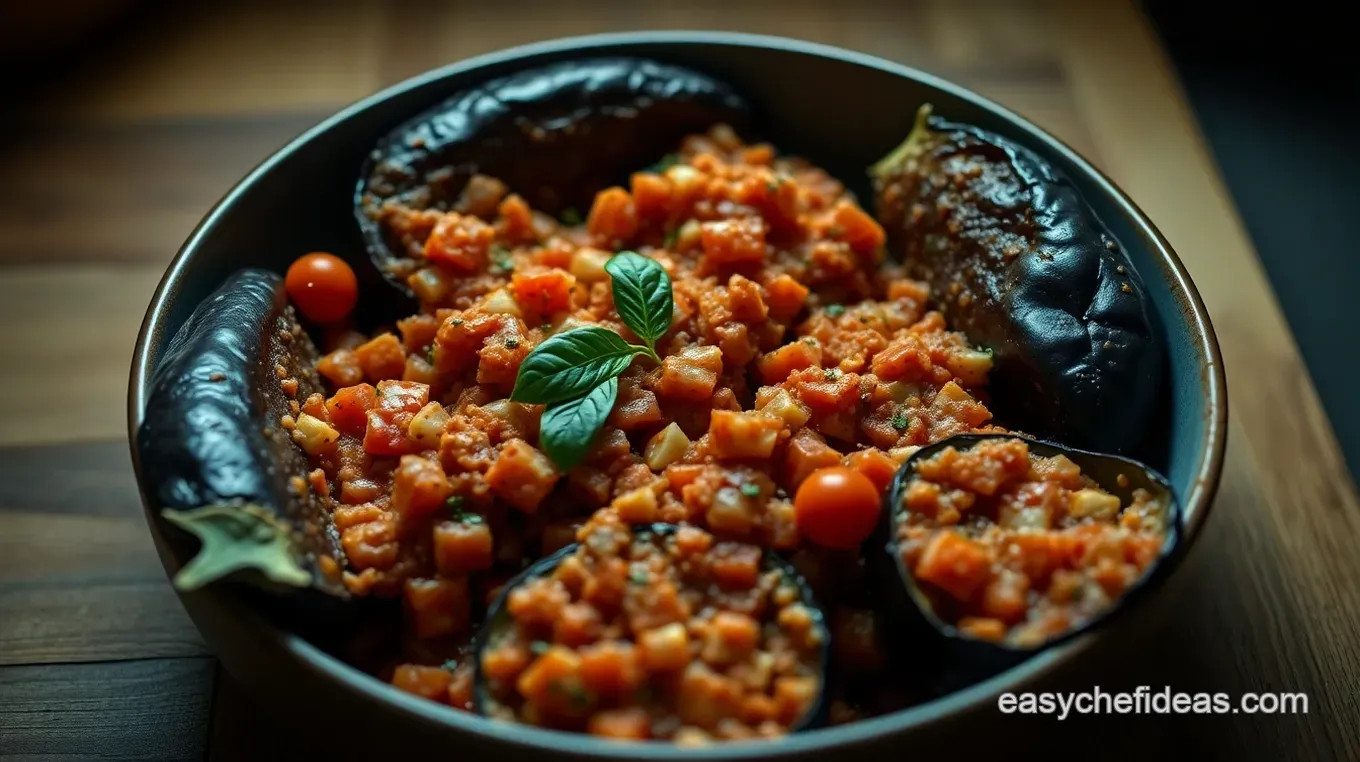 Delicious Stuffed Eggplant: A Mediterranean Family Favourite Mediterranean Stuffed Eggplants: A Flavorful Feast