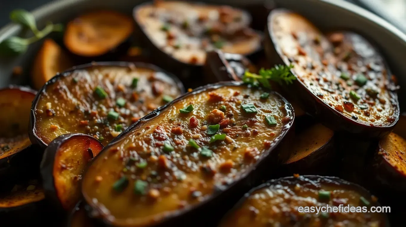 Easy & Flavorful Oven Roast Eggplant: My Savory Garlic Herb Recipe Savory Oven-Roasted Eggplant with Garlic and Herbs