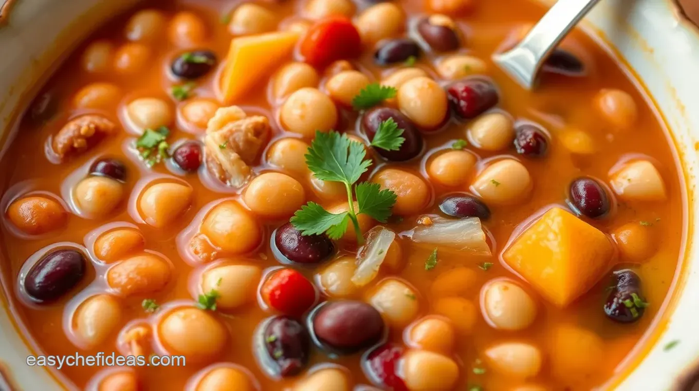 Hearty Upstate Pennsylvania Bean Soup