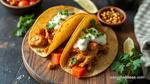 Baked Chicken Tacos with Creamy Filling