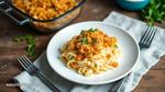 Baked Tuna Noodle Casserole with Crunchy Topping