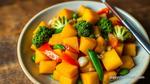 Sautéed Kabocha Squash with Vibrant Veggies