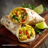 Silky SoftScrambled Egg Tortilla Wrap Recipe 30 Mins