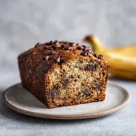 4 Ingredient Banana Bread with Chocolate in 50 Minutes