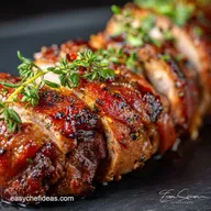 Flabby Bacon No More Air Fryer Bacon Wrapped Pork Tenderloin Recipe