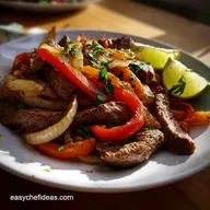 Air Fryer Steak Fajitas from The: 10-Minute Cook Time