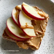 Apple and Peanut Butter Snack in 5 Minutes