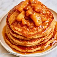 Fluffy Apple Ricotta Pancakes