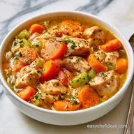 Cozy Autumn Chicken Soup with Root Vegetables