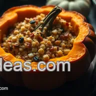 Autumn Harvest Stuffed Pumpkin Recipe: A Family Favourite with Quinoa