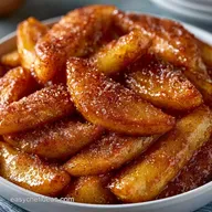 Baked Apple Fries Recipe for 4 Servings