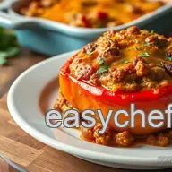 Comforting Baked Beef Stuffed Pepper Casserole: A Family Favorite