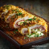 Baked Chicken Cordon Bleu: Ultra-Crispy, Oven-Baked Recipe
