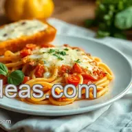 Ultimate Baked Pasta Cheesy Pizza Delight: A Cozy Family Favorite!