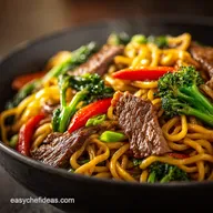 Beef Lo Mein Takeout Taste Homemade Easy Peasy