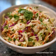 Slaw For Fish Tacos: Zesty Cilantro Lime Crunch