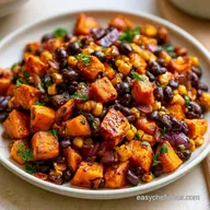Healthy Black Bean Sweet Potato Skillet