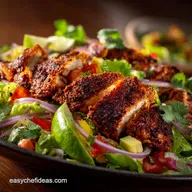 Blackened Chicken Fiesta Salad Healthy Zesty 35Minute Meal