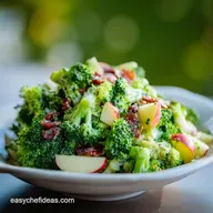 Broccoli Apple Salad with Greek Yogurt Dressing