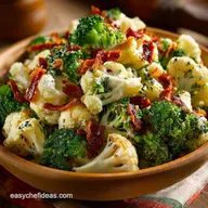 Broccoli Cauliflower Salad: Ultimate Crunch with Sweet Smoky Dressing