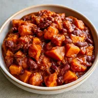 Hearty Budget Sweet Potato Chili