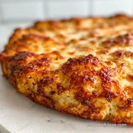 Pizza Crust Using Cauliflower: Crispy Baked Low Carb