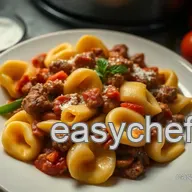 My Grandmother&rsquo;s Ultimate Cheesesteak Tortellini in Rich Provolone Sauce