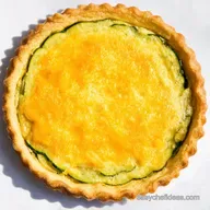 Cheesy Courgette Tart My Easy Recette Courgette with Cheddar