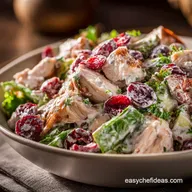 The Ultimate Cranberry Chicken Salad Recipe With Tangy Greek Yogurt Dressing