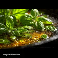 Basil Oil The Chefs Technique for Vibrant Emerald Green Infusion