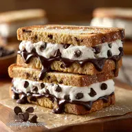 Skinny Chocolate Chip FroYo Sandwiches: Chewy High Protein