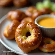 The Ultimate Chewy Soft Pretzel Bites Recipe with Beer Cheese Dip