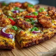 Chicken Crust Pizza Ready in 30 Min: Crispy Baked