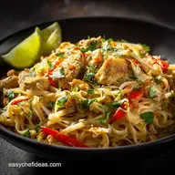 Chicken Pad Thai Meal Prep The No Soggy Noodles Healthy Lunch Recipe