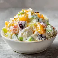Ambrosia Salad with Sour Cream in 20 Minutes