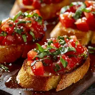Bruschetta with Tomato and Basil The Ultimate Fresh Italian Appetizer