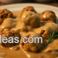 Classic Swedish Meatballs with Creamy Gravy: A Cozy Family Favorite