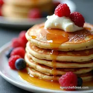 Cloud Nine Fluffy Pancakes Recipe Breakfast Heaven
