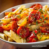 Burst Tomato Vinaigrette The Best Cold Summer Pasta Recipe