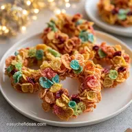 Christmas Cornflake Wreaths in 15 Minutes